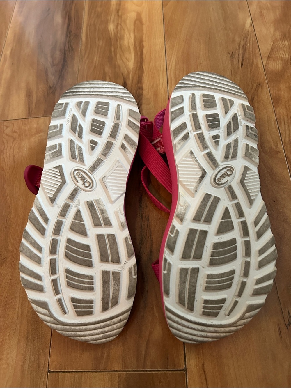 Barely worn Barbie pink Chaco sandals - Picture 5 of 5
